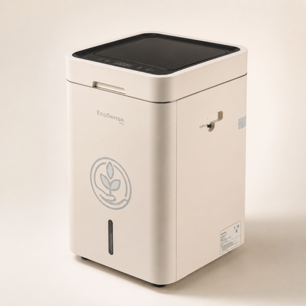 EcoSense Pro composter in white